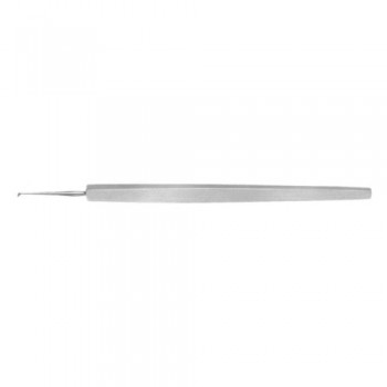 Francis Foreign Body Spud Angled - Flag Shaped Tip Stainless Steel, 12 cm - 4 3/4"